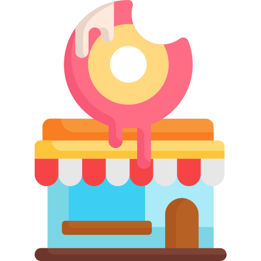 Tienda de donuts Special Flat icono