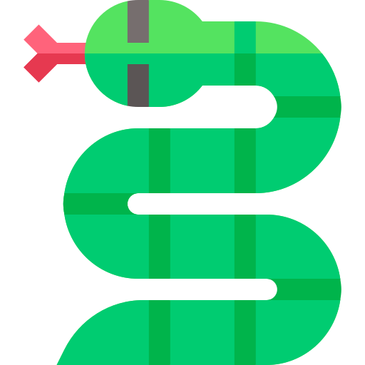 Snake Basic Straight Flat icon