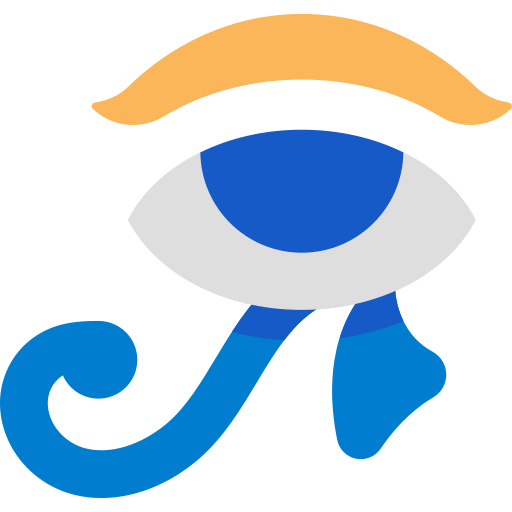 Eye of ra Kawaii Flat icon