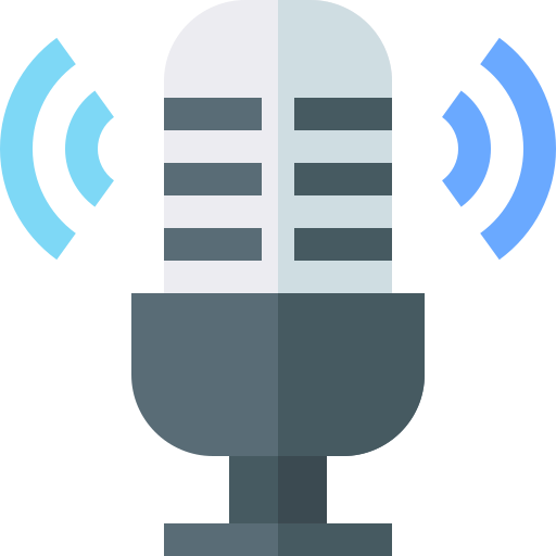 Microphone Basic Straight Flat icon