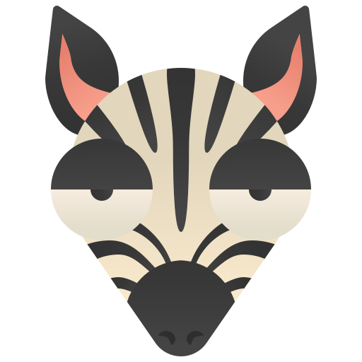 zebra Amethys Design Flat ikona