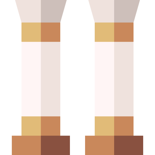 Columns Basic Straight Flat icon