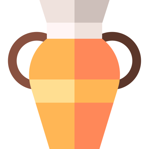 Vase Basic Straight Flat icon