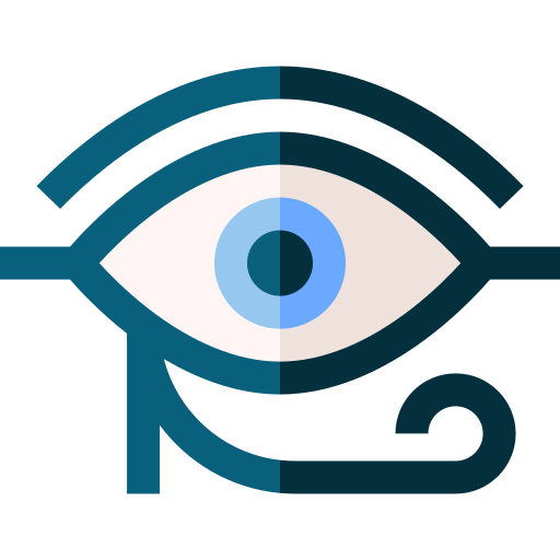 Eye of ra Basic Straight Flat icon