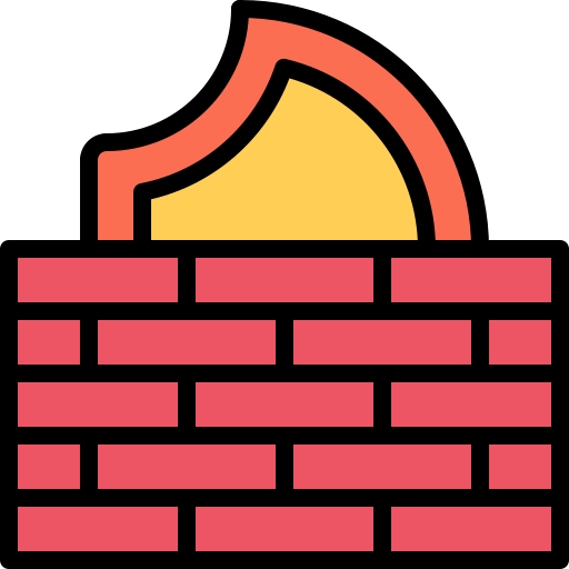 firewall Coloring Color icon