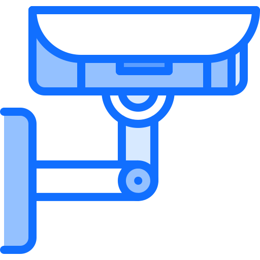 cctv Coloring Blue icon