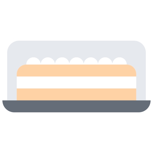 pudełko na ciasto Coloring Flat ikona