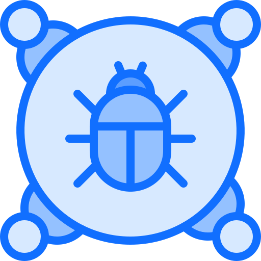 ウイルス Coloring Blue icon