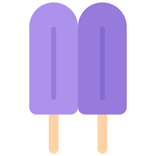 Popsicle Coloring Flat icon