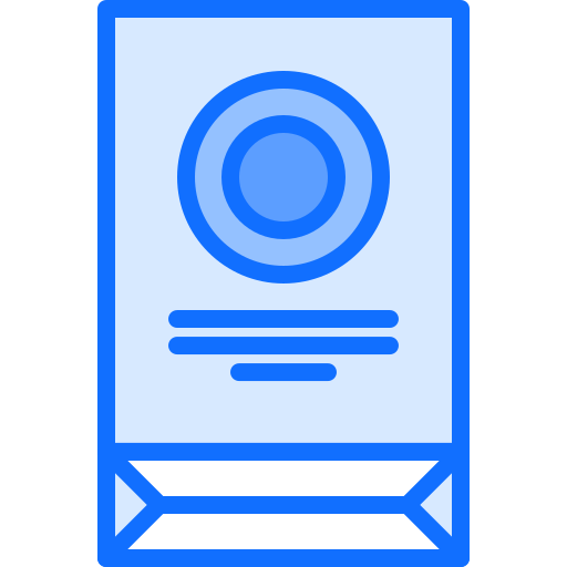 Package Coloring Blue icon