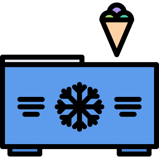 冷凍庫 Coloring Color icon