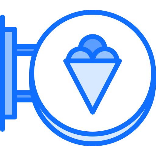 간판 Coloring Blue icon