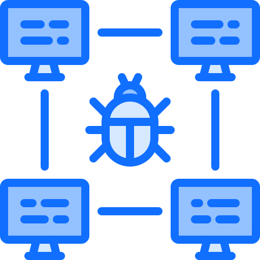 Bug Coloring Blue icon