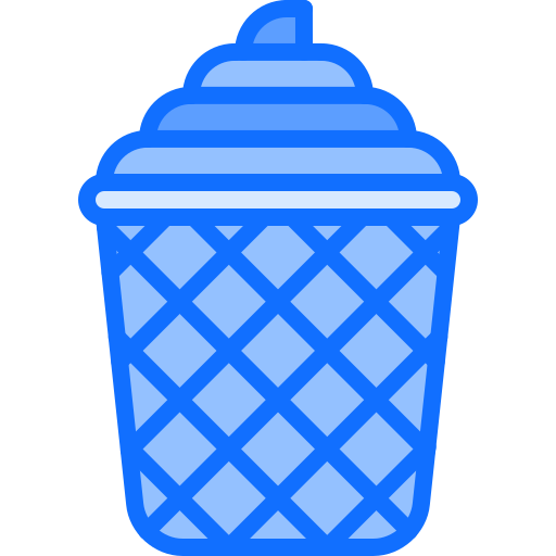 waffelbecher Coloring Blue icon