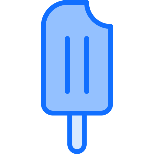Popsicle Coloring Blue icono