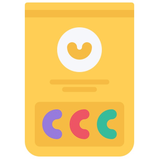 Jelly beans Coloring Flat icon