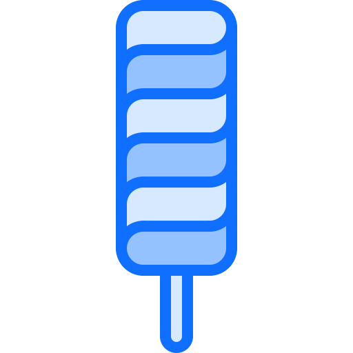 Popsicle Coloring Blue icon