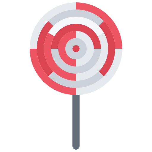 Lollipop Coloring Flat icon