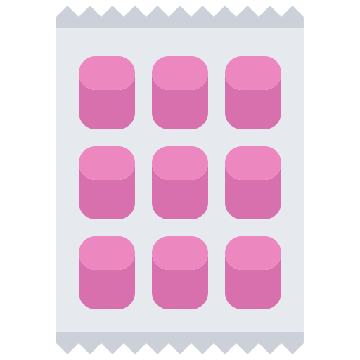 Marshmallow Coloring Flat icon