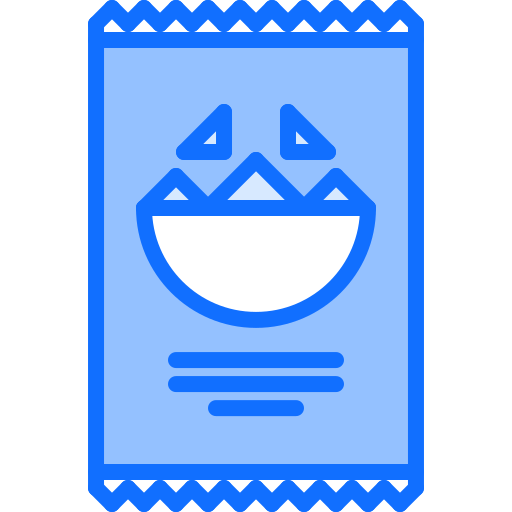 nachos Coloring Blue icon