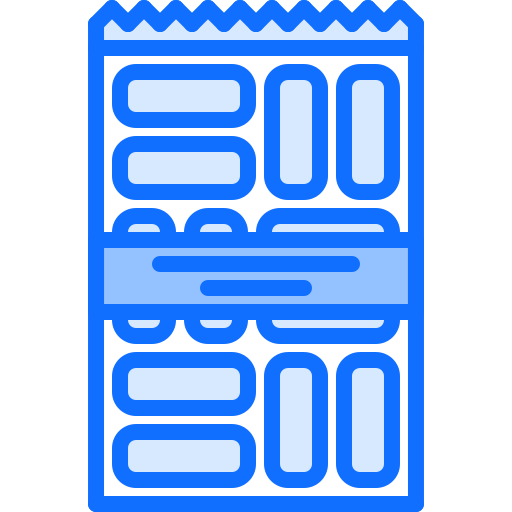 snack Coloring Blue icon