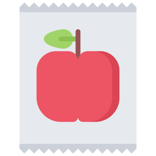 Apple Coloring Flat icon