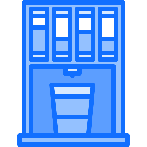 자판기 Coloring Blue icon