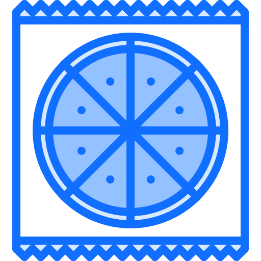 Pizza Coloring Blue icono