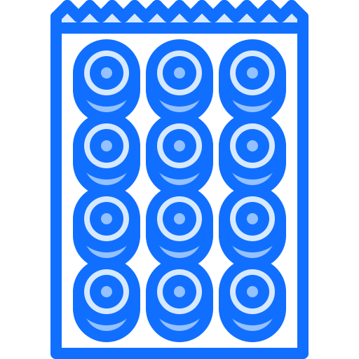 bagel Coloring Blue icon