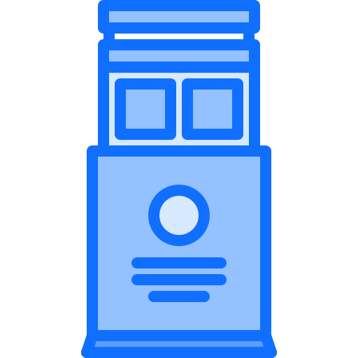 wafer Coloring Blue icon