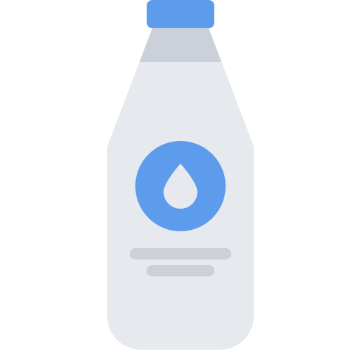 bouteille de lait Coloring Flat Icône