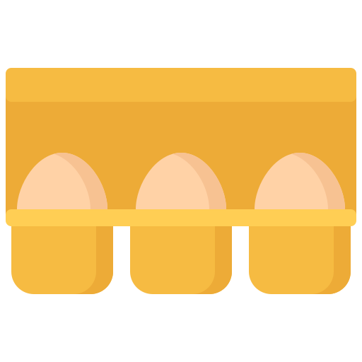 卵パック Coloring Flat icon
