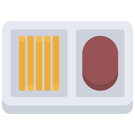 Comida Coloring Flat icono