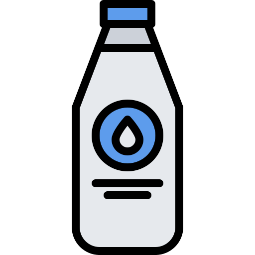 Botella de leche Coloring Color icono
