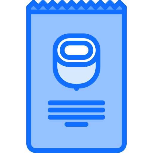 Nuts Coloring Blue icon