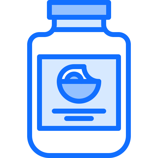 Mayonnaise Coloring Blue icon