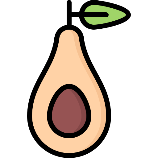 avocado Coloring Color icon