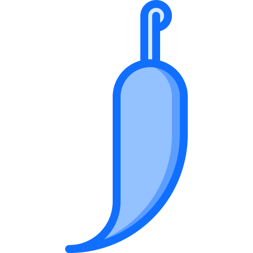 매운 고추 Coloring Blue icon