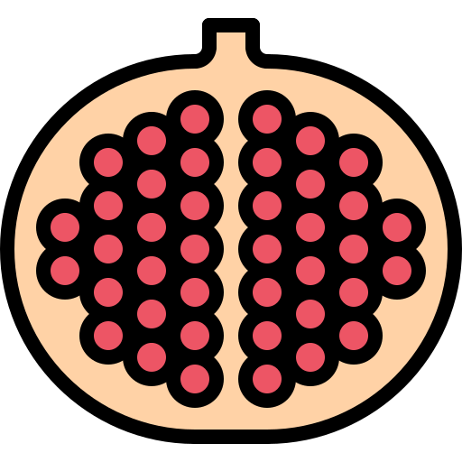 Pomegranate Coloring Color icon