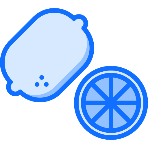 레몬 Coloring Blue icon