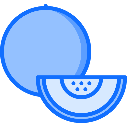 melon Coloring Blue Icône