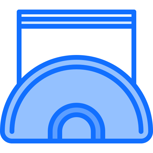 Napkin holder Coloring Blue icon