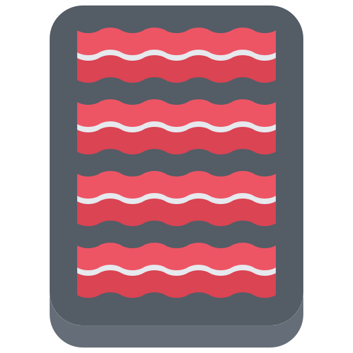 bacon Coloring Flat icona