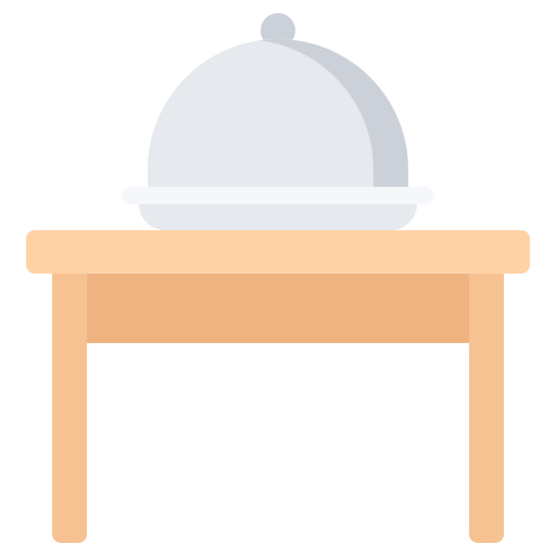 tafel Coloring Flat icoon
