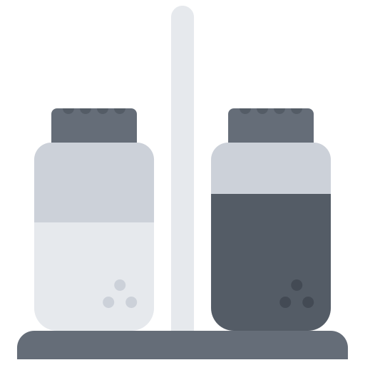 Соль и перец Coloring Flat иконка