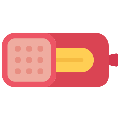 햄 Coloring Flat icon