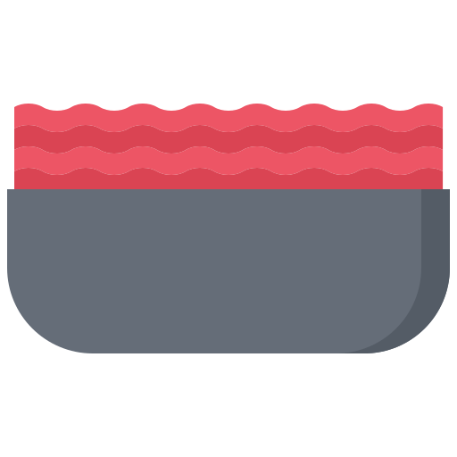 Minced meat Coloring Flat icon
