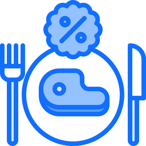 레스토랑 Coloring Blue icon