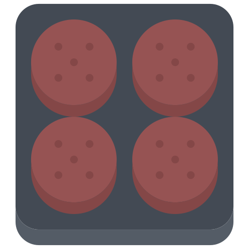 Burger Coloring Flat icon