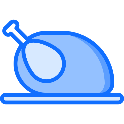 poulet Coloring Blue Icône